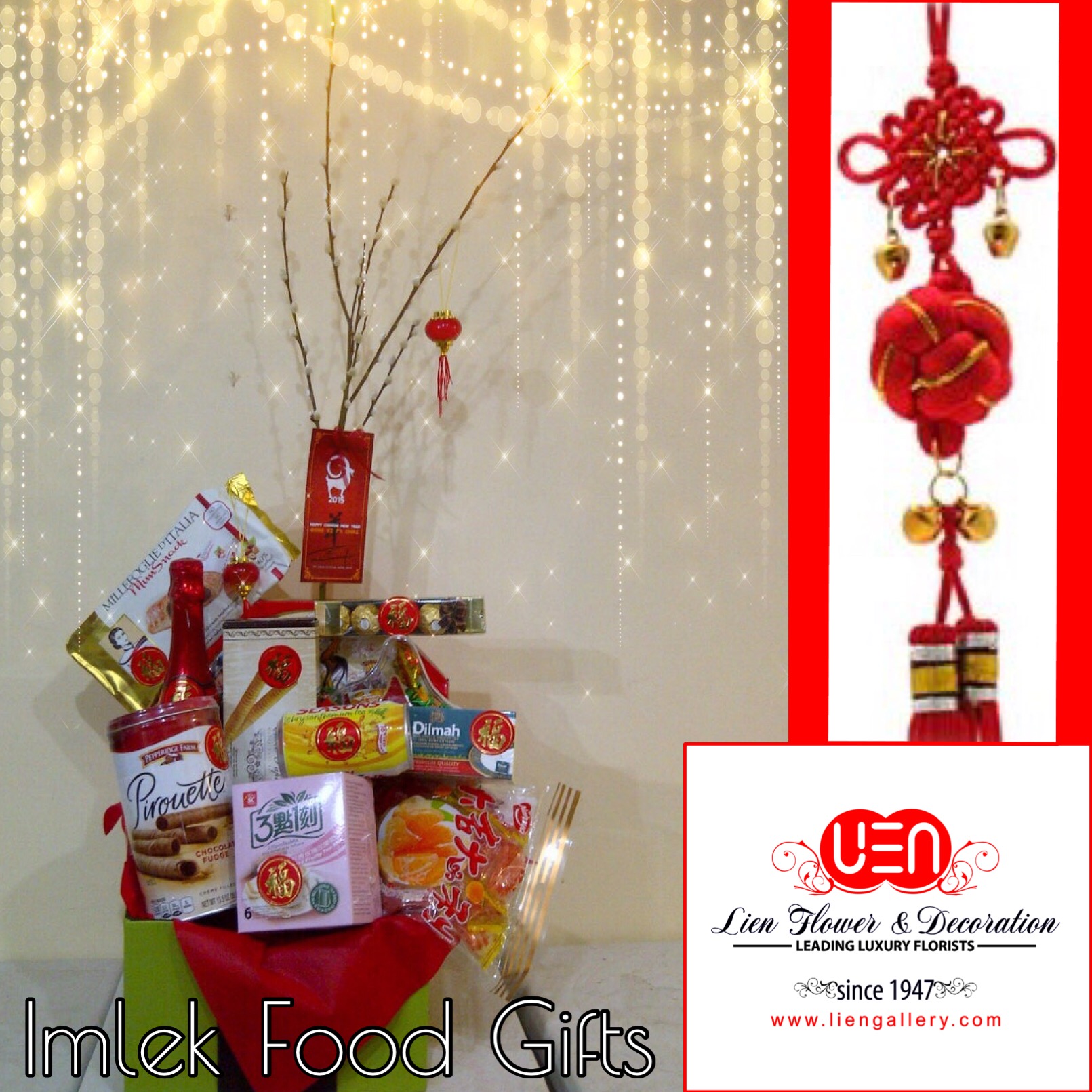 Imlek food gifts in the year of GOAT! www.liengallery.com 